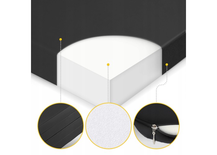 Мат гімнастичний складний 4FIZJO XL 240 x 120 x 5 см Black (P-5907739319708)