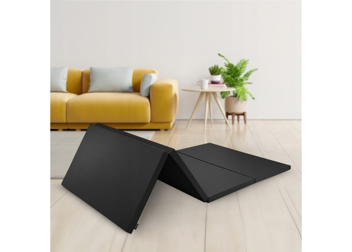 Мат гімнастичний складний 4FIZJO XL 240 x 120 x 5 см Black (P-5907739319708)