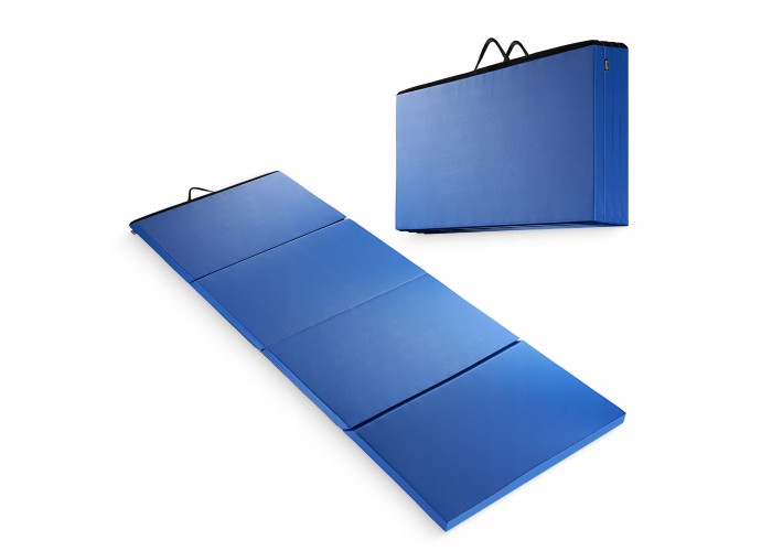 Мат гімнастичний складний 4FIZJO XL 240 x 120 x 5 см Blue (P-5907739319715)