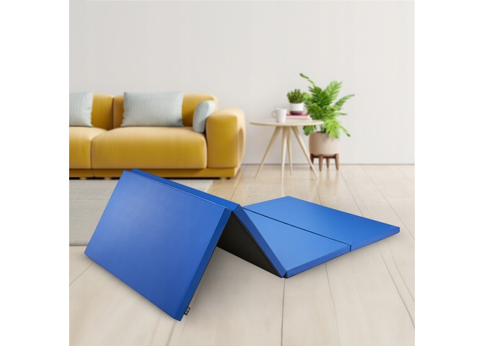 Мат гімнастичний складний 4FIZJO XL 240 x 120 x 5 см Blue (P-5907739319715)