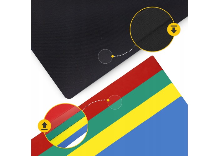 Мат гімнастичний складний 4FIZJO XL 240 x 120 x 5 см Multicolor (P-5905973402774)