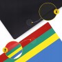 Мат гімнастичний складний 4FIZJO XL 240 x 120 x 5 см Multicolor (P-5905973402774)