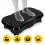 Віброплатформа для тренувань 4FIZJO Ultra+ з пультом та еспандерами Black (P-5905973402873)