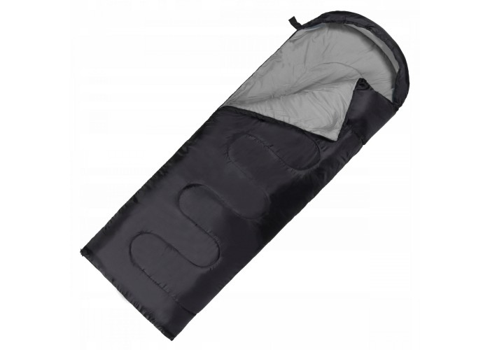 Спальний мішок (спальник) ковдра SportVida SV-CC0062 +2 ...+21°C R Black/Grey