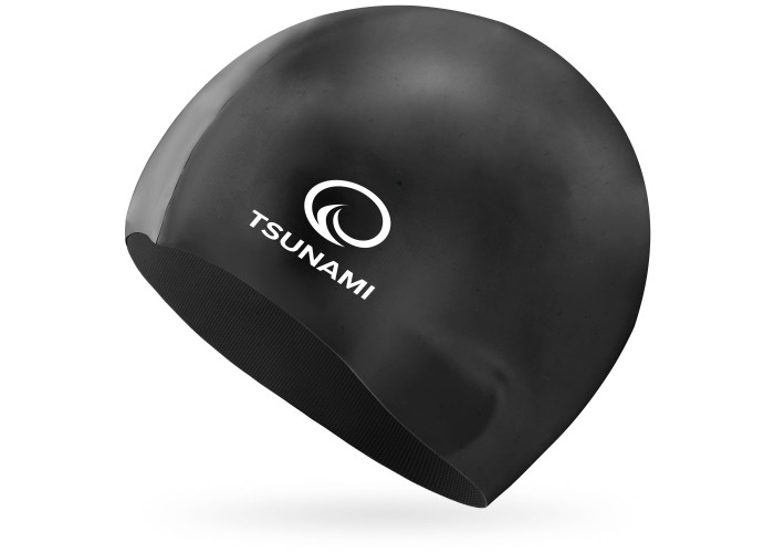Шапочка для плавання TSUNAMI Kids дитяча Black (P-5905973401791)