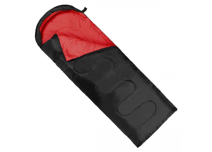 Спальний мішок (спальник) ковдра SportVida SV-CC0064 +2 ...+21°C L Black/Red