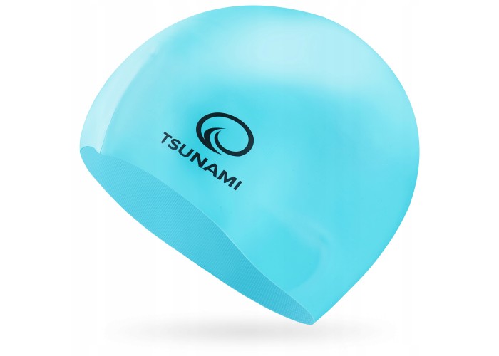 Шапочка для плавання TSUNAMI Kids дитяча Sky Blue (P-5905973401807)