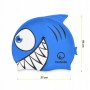Шапочка для плавання TSUNAMI Shark дитяча Blue (P-5905973401814)