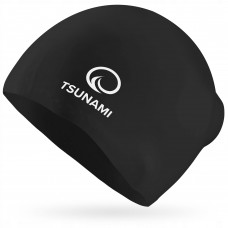 Шапочка для плавання TSUNAMI Standard Black (P-5905973401838)