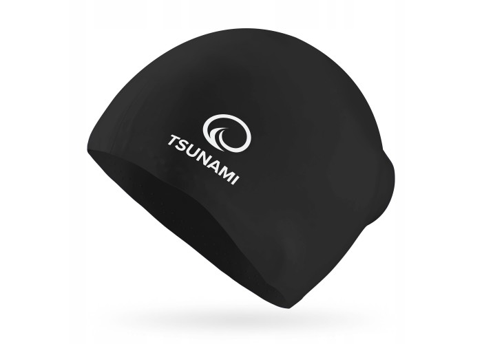 Шапочка для плавання TSUNAMI Standard Black (P-5905973401838)