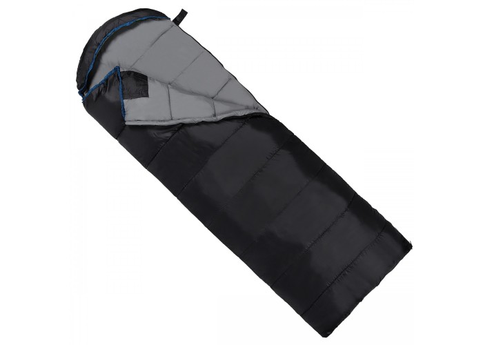 Спальний мішок (спальник) ковдра SportVida SV-CC0073 -3 ...+21°C L Black/Grey