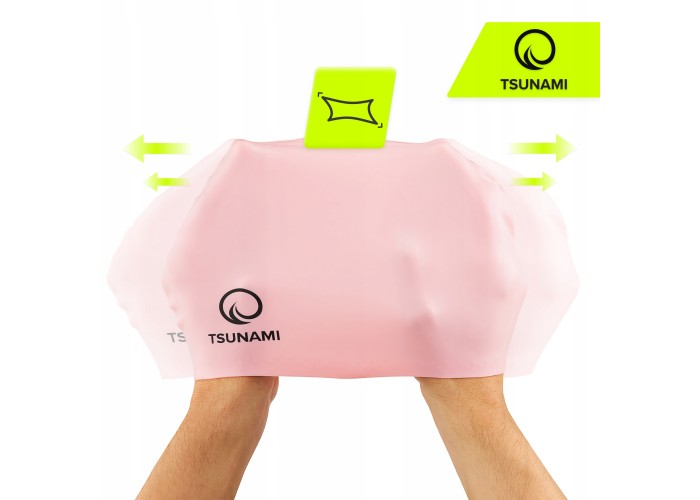 Шапочка для плавання TSUNAMI Standard Pink (P-5905973401845)