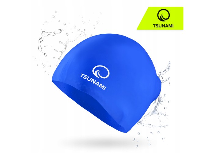 Шапочка для плавання TSUNAMI Standard Blue (P-5905973401852)