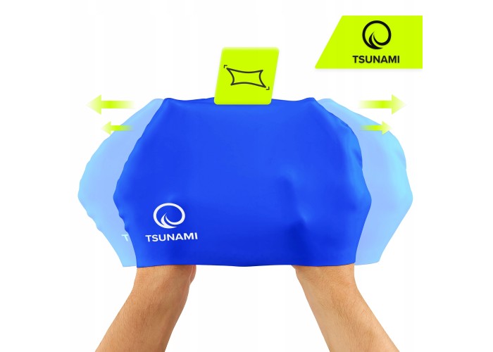 Шапочка для плавання TSUNAMI Standard Blue (P-5905973401852)