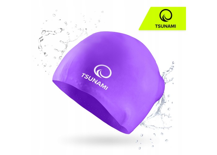 Шапочка для плавання TSUNAMI Standard Violet (P-5905973401869)