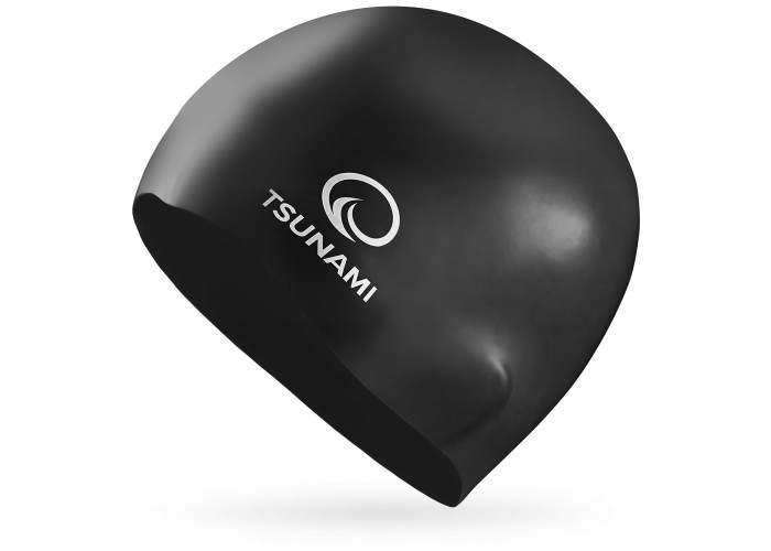 Шапочка для плавання TSUNAMI Pro Black (P-5905973401876)