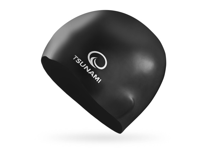 Шапочка для плавання TSUNAMI Pro Black (P-5905973401876)
