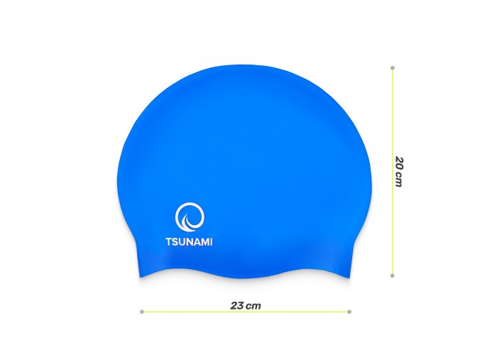 Шапочка для плавання TSUNAMI Pro Blue (P-5905973401883)