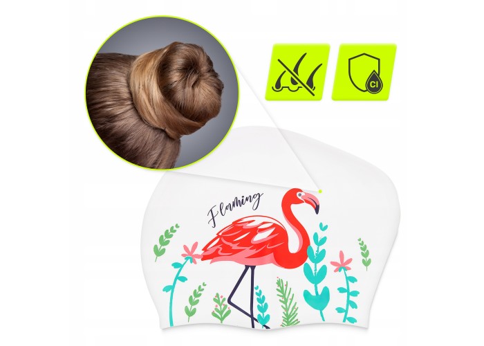 Шапочка для плавання TSUNAMI Flamingo Mix (P-5905973401920)