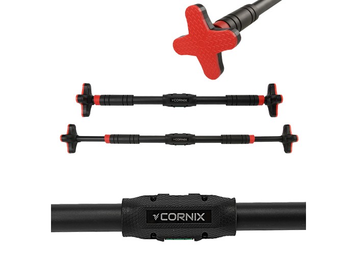 Турнік розсувний Cornix Pro+ 70-100 см XR-0286 Black/Red