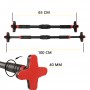 Турнік розсувний Cornix Pro+ 70-100 см XR-0286 Black/Red