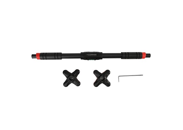 Турнік розсувний Cornix Pro+ 70-100 см XR-0286 Black/Red
