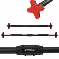 Турнік розсувний Cornix Pro+ 105-150 см XR-0288 Black/Red