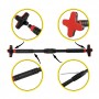 Турнік розсувний Cornix Pro+ 105-150 см XR-0288 Black/Red