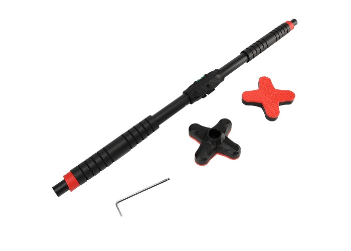 Турнік розсувний Cornix Pro+ 105-150 см XR-0288 Black/Red