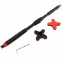 Турнік розсувний Cornix Pro+ 105-150 см XR-0288 Black/Red