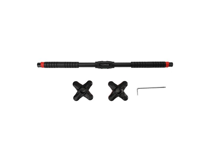 Турнік розсувний Cornix Pro+ 105-150 см XR-0288 Black/Red