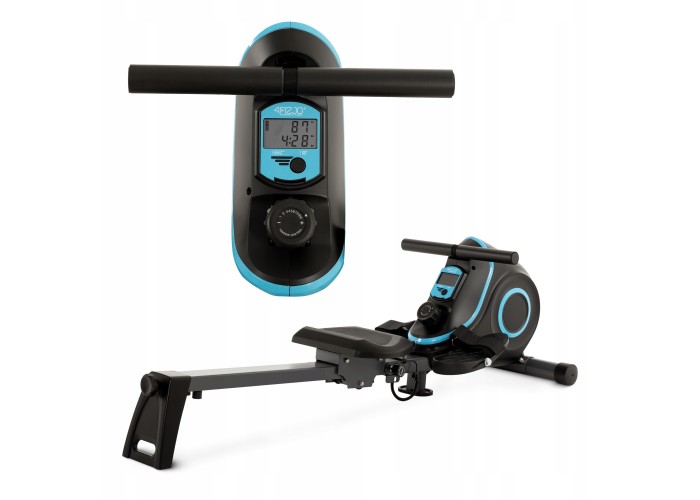 Гребний тренажер магнітний 4FIZJO Evo+ Black/Blue (P-5905973401715)