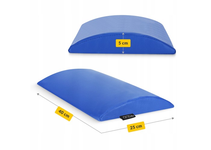 Напіввалик для реабілітації та масажу 4FIZJO 40 x 25 x 5 Blue (P-5905973403061)