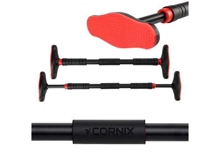 Турнік розсувний Cornix Pro 67-100 см XR-0283 Black/Red
