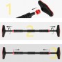 Турнік розсувний Cornix Pro 67-100 см XR-0283 Black/Red