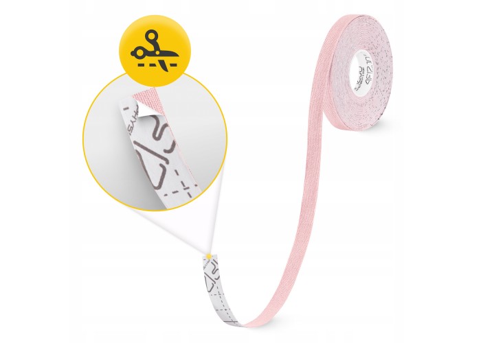 Стрічка кінезіологічна (кінезіо тейп) 4FIZJO 1 см x 5 м Light Pink (P-5905973400794)