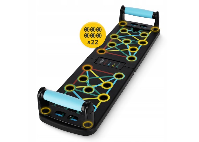 Упори (дошка) для віджимань зі змінним хватом 4FIZJO Push-up Board складна (P-5907739312785)