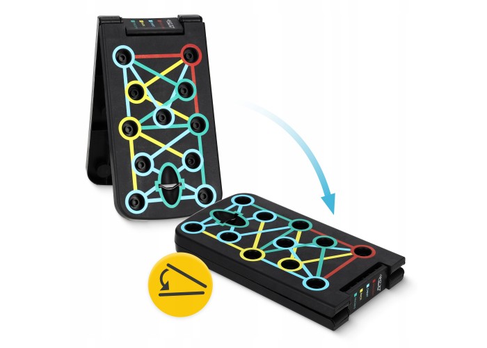 Упори (дошка) для віджимань зі змінним хватом 4FIZJO Push-up Board складна (P-5907739312785)
