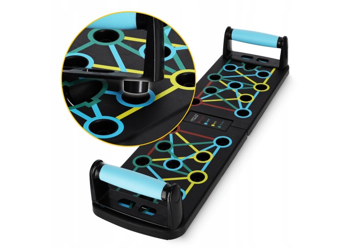 Упори (дошка) для віджимань зі змінним хватом 4FIZJO Push-up Board складна (P-5907739312785)