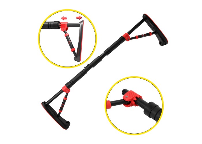 Турнік розсувний Cornix Elite 80-120 см XR-0290 Black/Red