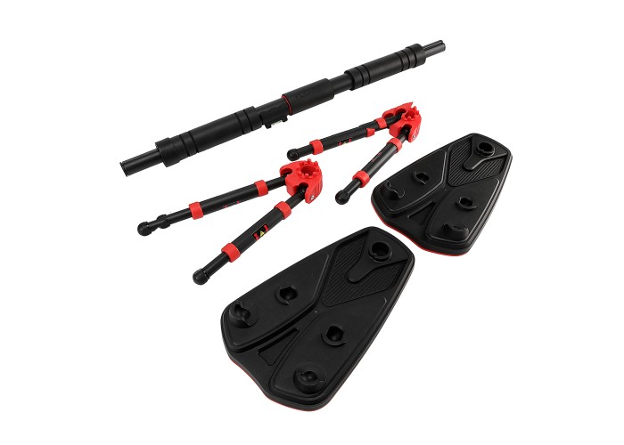 Турнік розсувний Cornix Elite+ 80-120 см XR-0294 Black/Red