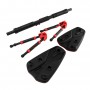 Турнік розсувний Cornix Elite+ 80-120 см XR-0294 Black/Red