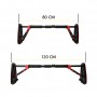 Турнік розсувний Cornix Elite+ 80-120 см XR-0294 Black/Red