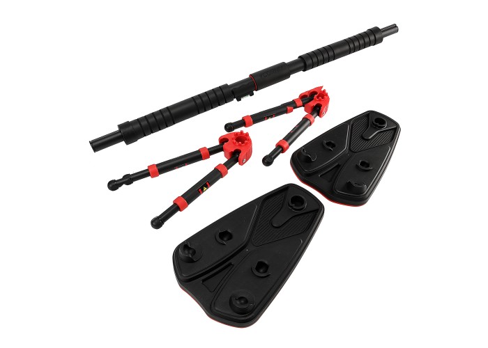 Турнік розсувний Cornix Elite+ 100-140 см XR-0295 Black/Red