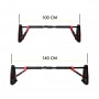 Турнік розсувний Cornix Elite+ 100-140 см XR-0295 Black/Red