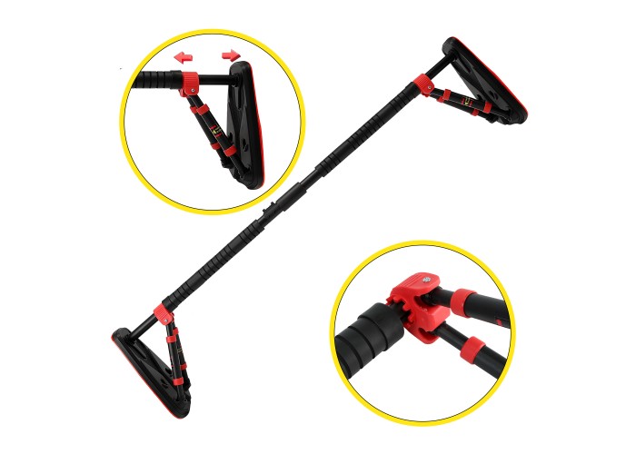Турнік розсувний Cornix Elite+ 130-170 см XR-0296 Black/Red
