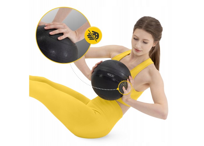 Слембол (медичний м'яч) для кросфіту 4FIZJO Slam Ball 7 кг Black (P-5907739315434)