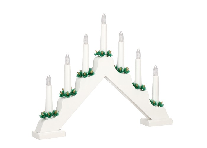 Декоративний світильник (свічник) на батарейках Springos 7 LED CL0859