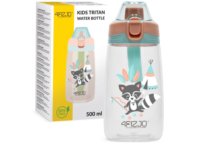 Пляшка для води дитяча 4FIZJO 500 мл Mix (P-5905973403696)