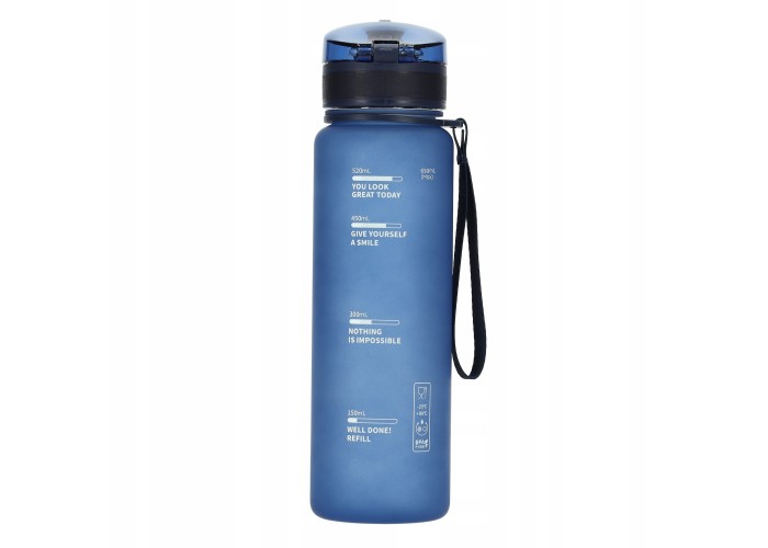 Пляшка для води спортивна 4FIZJO 650 мл Blue (P-5905973403740)